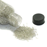 Silver Line Glass Seed Beads Clear 11/0