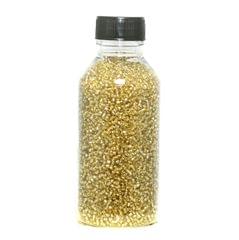 Silver Line Glass Seed Beads Golden 11/0
