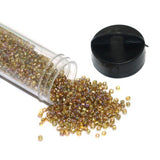 3200+Pcs, 13/0 Rainbow Silver Line Glass Seed Beads