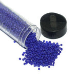 3200+Pcs, 13/0 Blue Opaque Glass Seed Beads