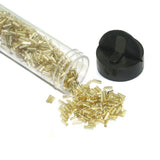 1000+Pcs, 13/0 Golden Bugles Glass Seed Beads