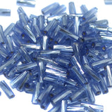 850 Pcs Nippon Seed Beads Twisty Buggles Light Blue