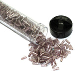 850 Pcs Nippon Seed Beads Twisty Buggles Light Purple, Size 11/0, 8mm