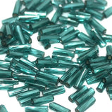 850 Pcs Nippon Seed Beads Twisty Buggles Teal