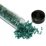 850 Pcs Nippon Seed Beads Twisty Buggles Teal