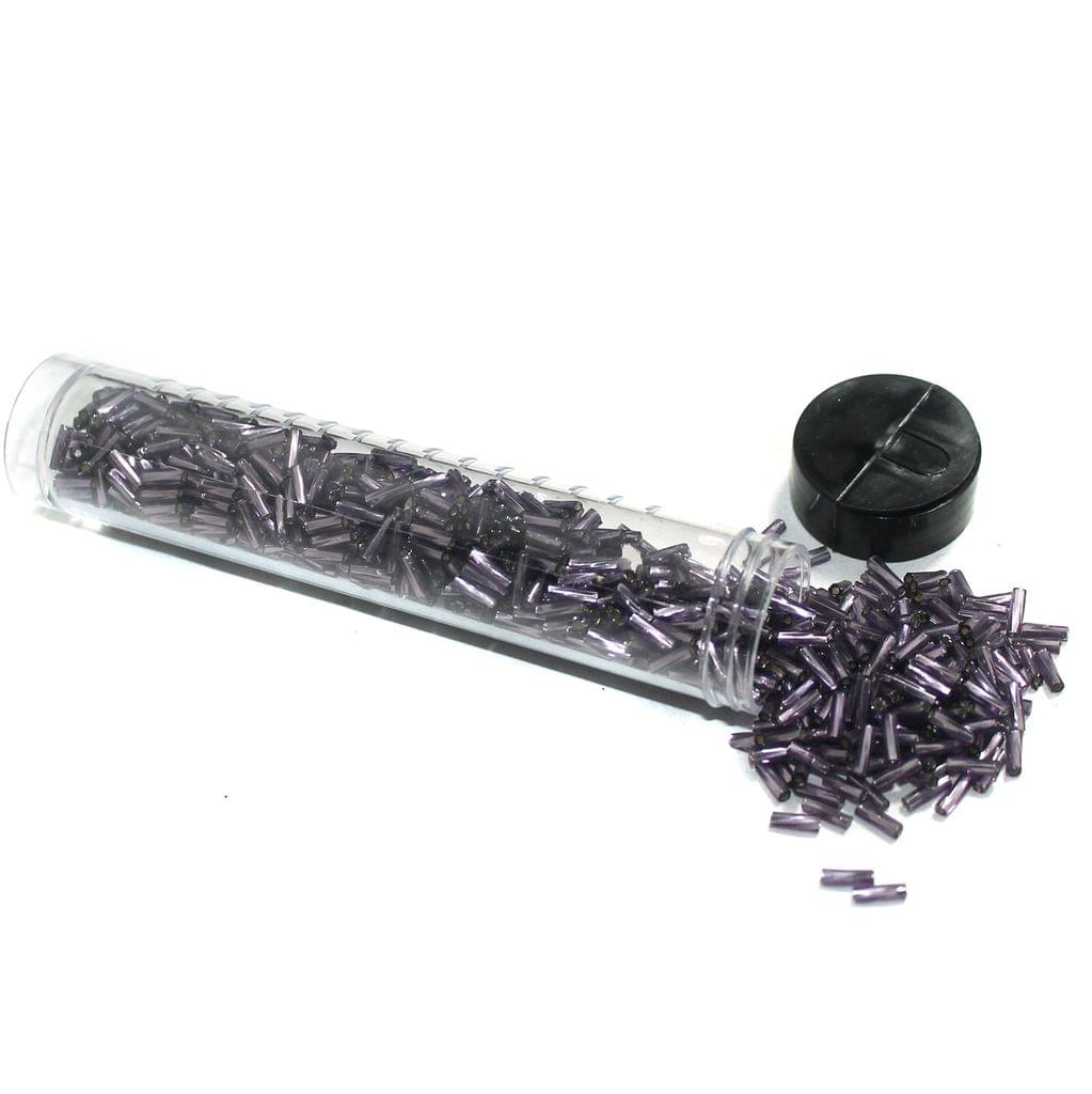 850 Pcs Nippon Seed Beads Buggles Purple Twisty