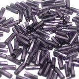 850 Pcs Nippon Seed Beads Buggles Purple Twisty