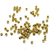 720 Pcs, 1.5mm Crimp Beads Golden