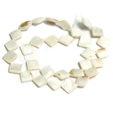 1 String, 10mm Natural Shell Beads