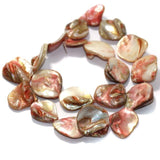 Pink Shell Beads String 18-22 mm