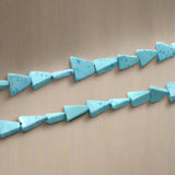 2 Strings Semiprecious Howlite Beads 8x6mm