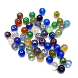 700+ Glass Round Beads Assorted Rainbow 6 mm