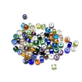 200gm Glass Bugles Beads Assorted Rainbow 6 mm