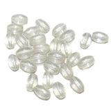 425+ Special Polish Glass Oval Beads Opal 6x4 mm