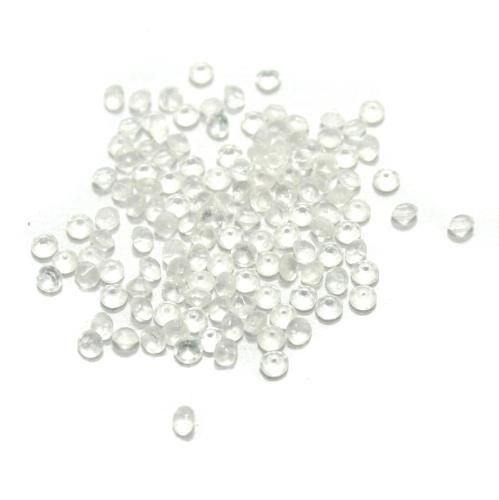 Glass Kundan Chatons White 2.5mm, 50 Gm 2100 Pcs Diamond