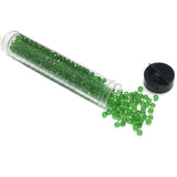 400 Pcs, 4mm Trans Light Green Faceted Crystal Rondelle Beads