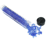 400 Pcs, 4mm Trans Blue Faceted Crystal Rondelle Beads