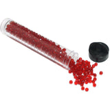 400 Pcs, 4mm Trans Red Faceted Crystal Rondelle Beads