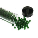 400 Pcs, 4mm Trans Green Faceted Crystal Bicone Beads