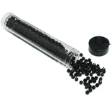 400 Pcs, 4mm Black Faceted Glass Bicone Beads