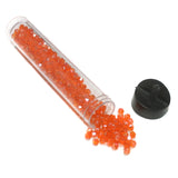 400 Pcs, 4mm Luster Orange Faceted Bicone Beads