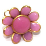 2 PAIRS PACCHI EARRING Pink 14X14 MM