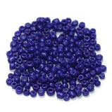 Glass Opaque Seed Beads Blue