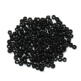 Opaque Seed Beads Black 11/0
