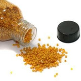 6 Colors Seed Beads Bottles Combo Yellow, Size 11/0