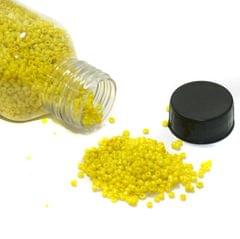 6 Colors Seed Beads Bottles Combo Yellow, Size 11/0