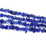 2 Strings Assorted Sizes Glass Uncut Chips Beads