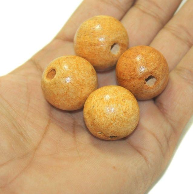 Wooden Beads Round 25mm