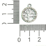 16mm Tree of Life Ad Stone Charms