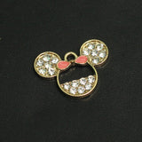 20x15mm Mickey Mouse AD Stone Charms