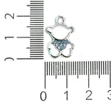 15x13mm Teddy AD Stone Charms