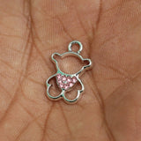15x13mm Teddy AD Stone Charms