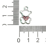 15x13mm Teddy AD Stone Charms