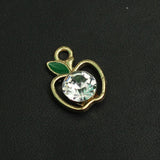 14x12mm Apple Ad Stone Charms