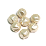 20 Pcs, 16mm Off White Pearl Coated Acrylic Beads