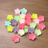 100 Gm, 10mm Multicolor Star Acrylic Beads