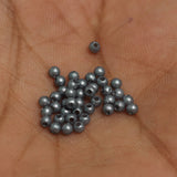 10000+ Pcs, 2mm Acrylic Grey Round Beads