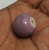 10 Pcs, 24mm Purple Ceramic Round Beads