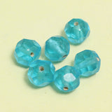 14mm Glass Faceted Crystal Round Beads