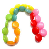50 Acrylic Gem Beads Assorted 15 mm