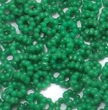 100 Gms Acrylic Chakri Beads Green 6mm