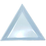 5 Pcs, 3 Inches Plastic Triangle Tray Beading Tool, Scoop for Holding or Picking up Beads