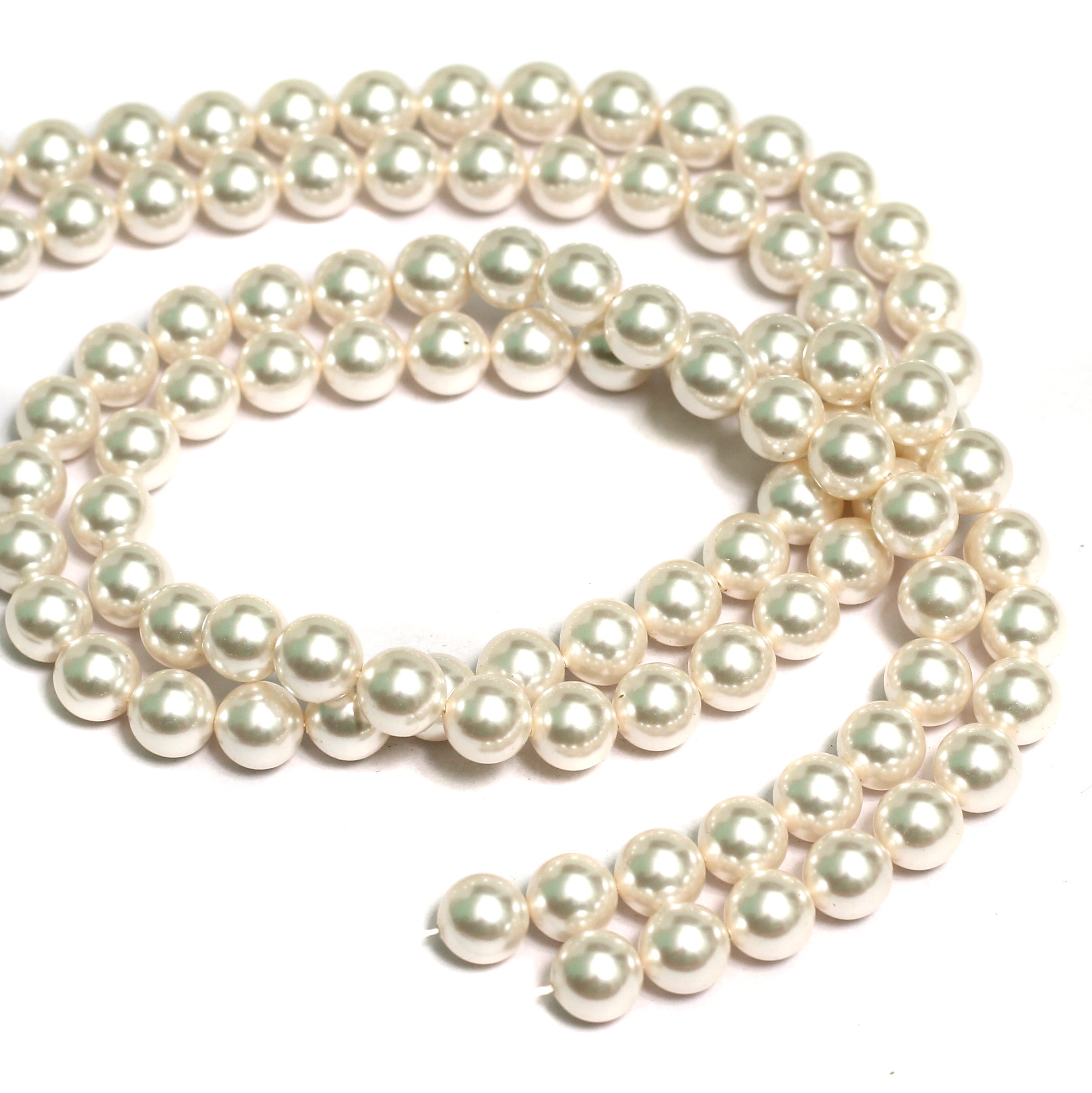 Sooyee Pearl Beads for Craft, 780pcs Ivory Faux Fake Pearls, 10 MM Sew on  Pearl Beads with Holes for Jewelry Making, Bracelets