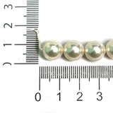 4 Pcs,10mm White Swarovski Pearls Beads