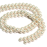4 Pcs,10mm White Swarovski Pearls Beads