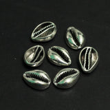 17x12mm German Silver Cowrie Beads